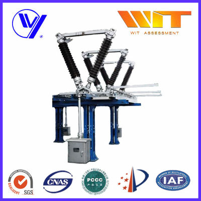 Хорошая цена Высоковольтная двойная зарывая структура 126KV переключателей разъединения подстанции трехфазная простая онлайн