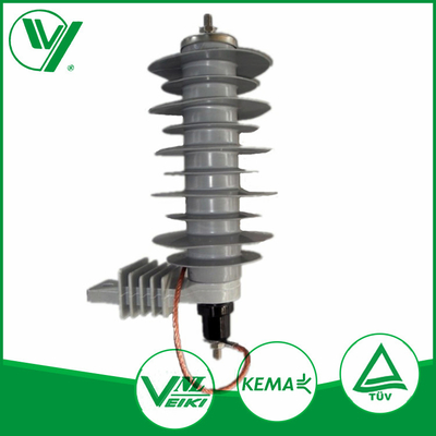 Хорошая цена Outdoor Brace-Type Surge Arrester HY5WBG-17/50 17kV Polymer Housing онлайн